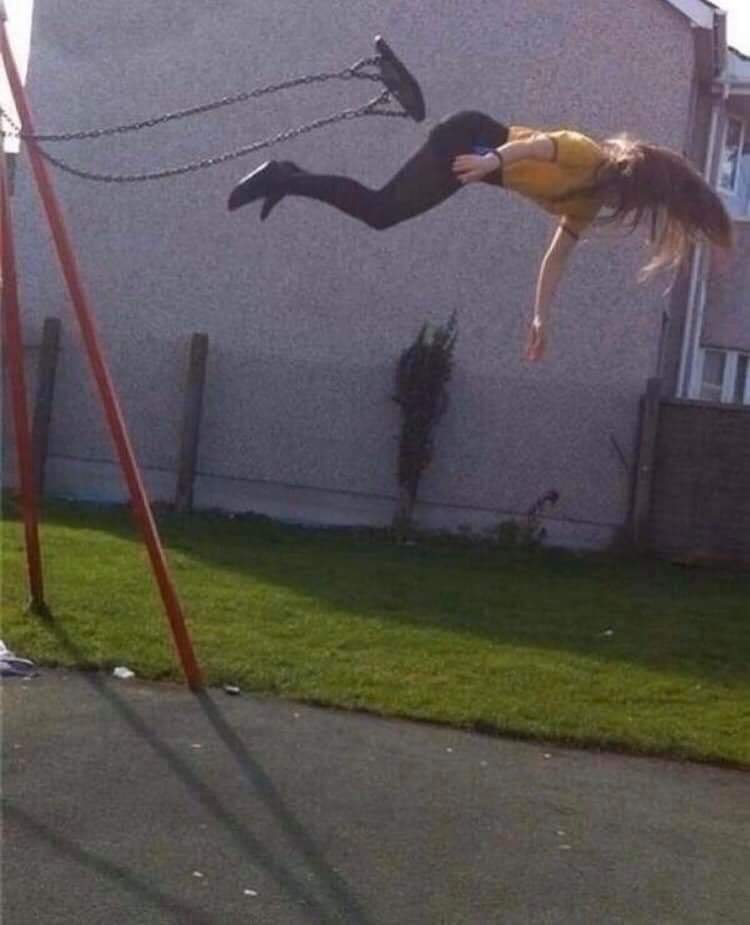 The meme depicts a person jumping in the air with their arms and legs splayed out, as if they're in mid-air. The image is captioned "When you realize you're 30 but still can't do a proper cartwheel".